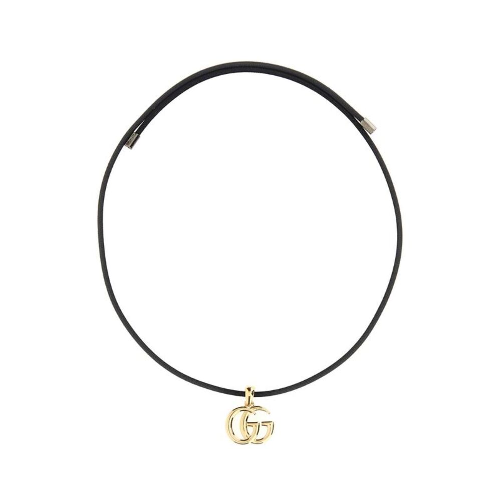 Gucci Women Black Fabric Necklace